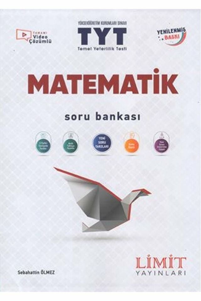 TYT Matematik Soru Bankası / Sebahattin Ölmez / Limit Yayınları / 9786052755594