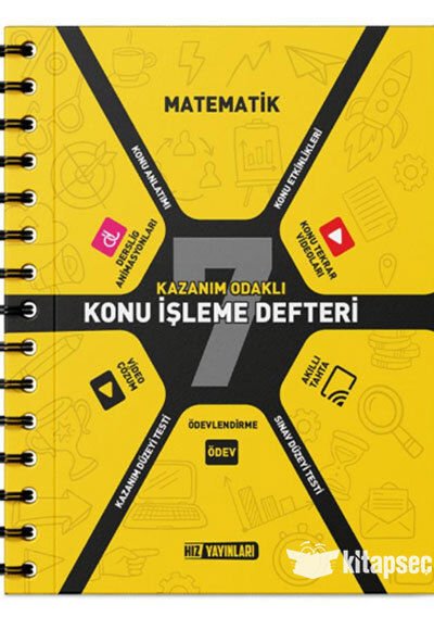 Hız 7 Sınıf Matematik Konu İşleme Defteri