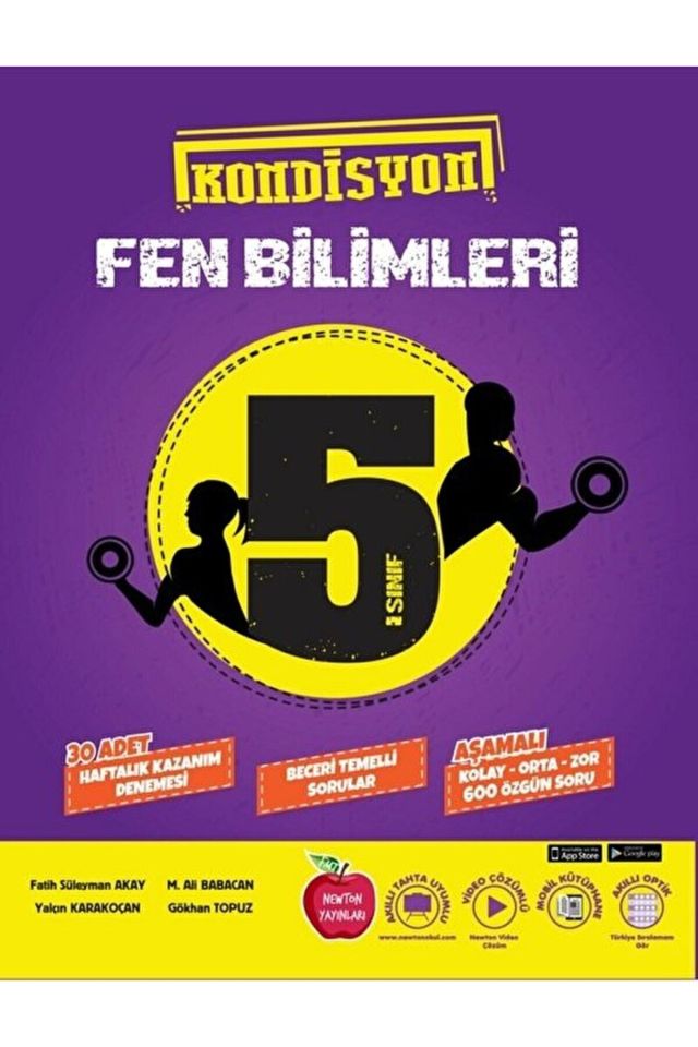 5. Sınıf Kondüsyon Fen Bilimleri Deneme / Kolektif / Newton Yayınları / 9786057727824
