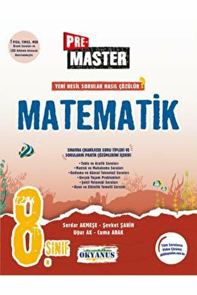 8. Sınıf Pre Master Matematik Soru Bankası / Kolektif / Okyanus Yayınları / 9786057985880