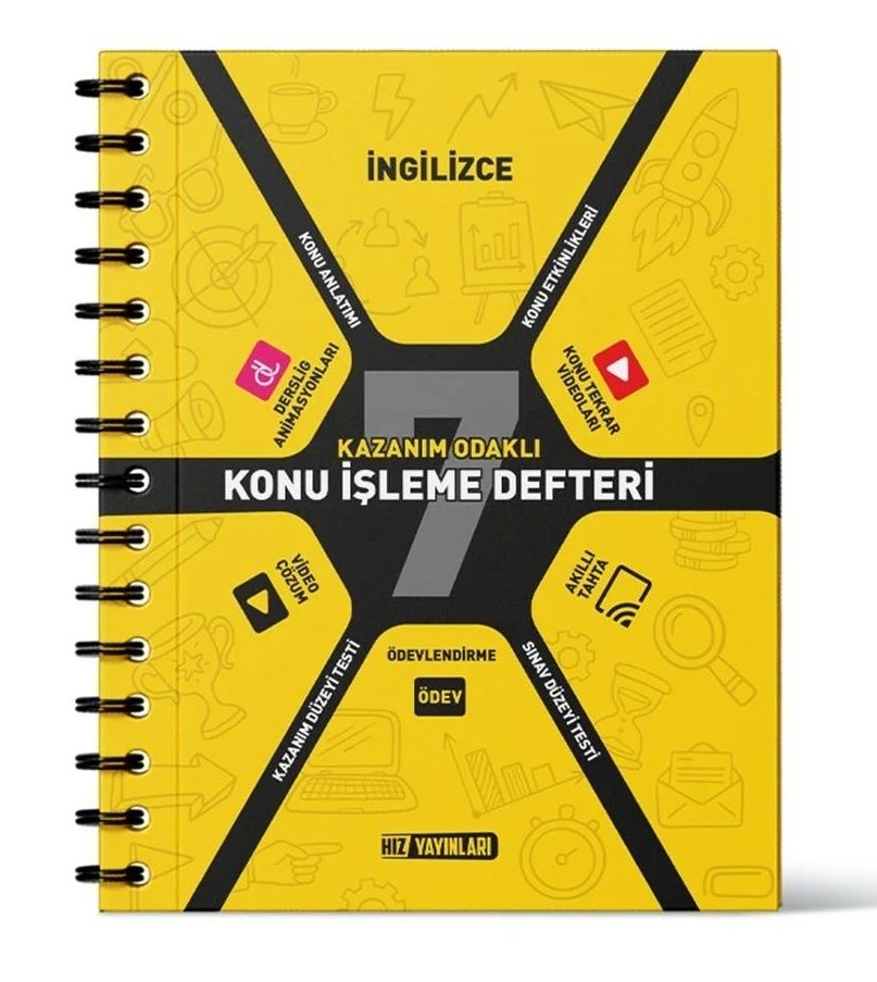 Hız 7 Sınıf İngilizce Konu İşleme Defteri