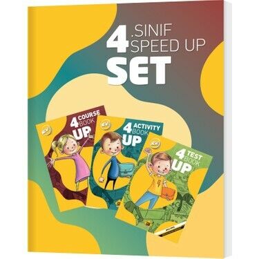 Speed Up 4 Sınıf Activitiy Book + Course Book + Test Book 3 Lü Set
