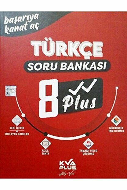KVA Yayınları 8. Sınıf Türkçe Plus Serisi Soru Bankası / Koray Varol Akademi / 9786258025170