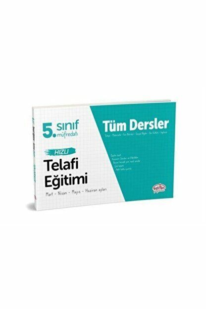 5. Sınıf Tüm Dersler Hızlı Telafi Eğitimi