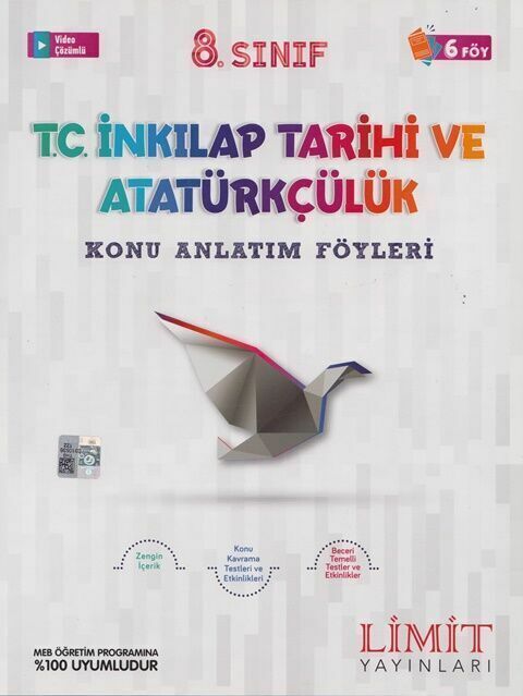 LİMİT 8 SINIF T.C. İNK. T. VE ATA. K.A.FÖYLERİ
