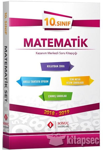 Sonuç 10 Sınıf Matematik Kazanım Merkezli Soru Kitapçığı (Modüler Set)