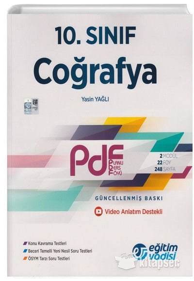 Eğitim Vadisi 10 Sınıf Coğrafya Planlı Ders Föyü PDF 2023
