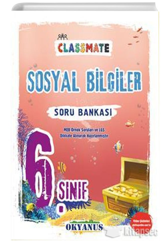 Okyanus 6 Sınıf Classmate Sosyal Bilgiler Soru Bankası