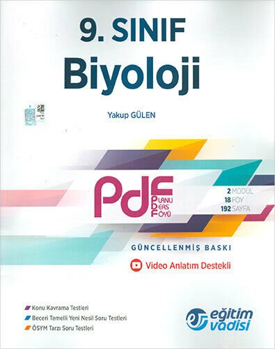 Eğitim Vadisi 9 Sınıf Biyoloji Planlı Ders Föyü PDF 2023