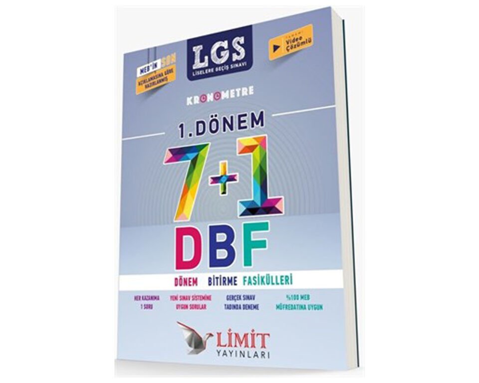 LİMİT LGS 1 DÖNEM DÖNEM BİTİRME FASİKÜLLERİ