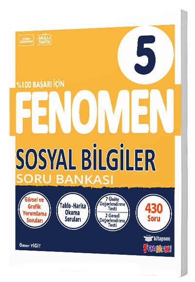 Fenomen 5.sınıf Sosyal Bilgiler Soru Bankası