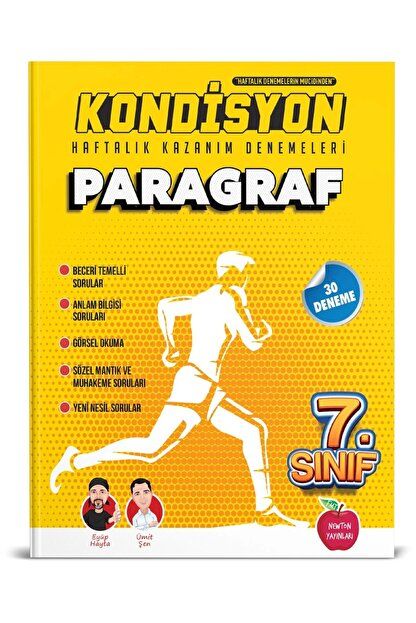 7. Sınıf Kondisyon Paragraf Denemeleri 30 Adet
