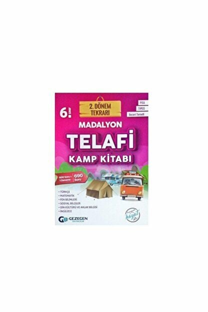 6. Sınıf 2. Dönem Tekrarı Madalyon Telafi Kamp Kitabı