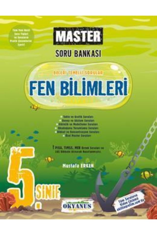 5. Sınıf Master Fen Bilimleri Soru Bankası / Kolektif / Okyanus Yayınları / 9786059565936