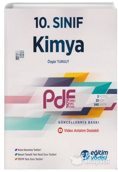 Eğitim Vadisi 10 Sınıf Kimya Planlı Ders Föyü PDF 2023