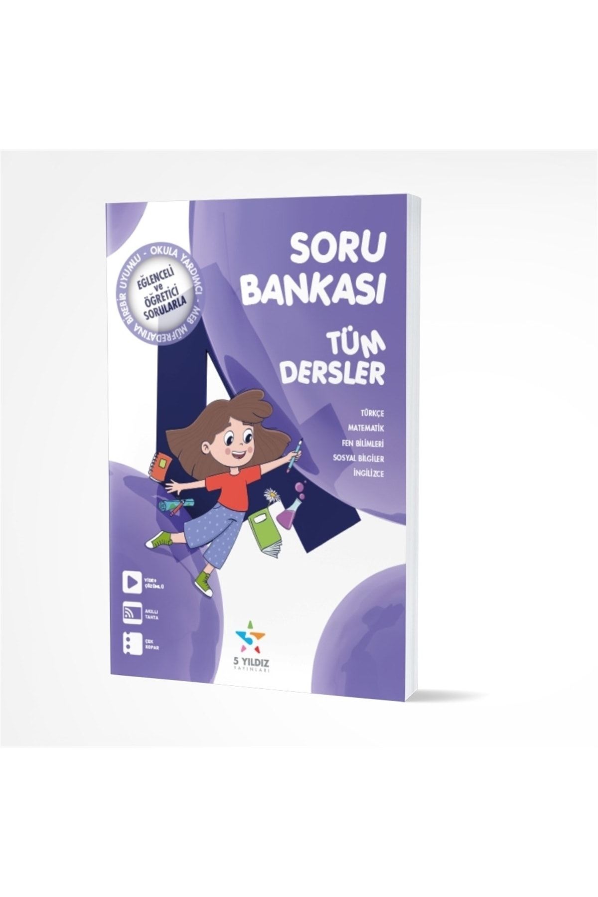 5 Yıldız 4.sınıf Tüm Dersler Soru Bankası