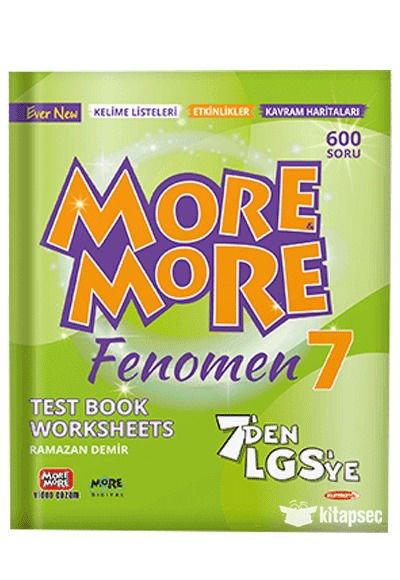 Kurmay 7 Sınıf More & More English Fenomen Test Book