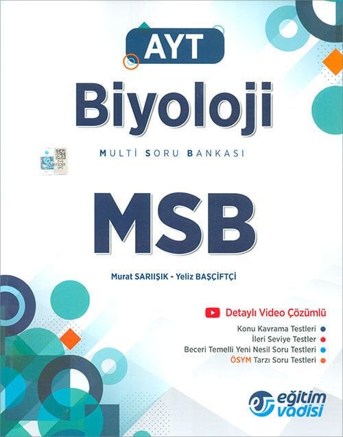 Eğitim Vadisi AYT Biyoloji Multi Soru Bankası MSB