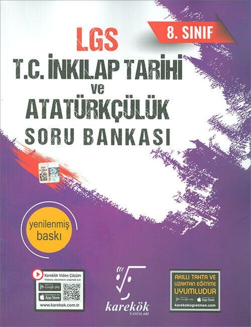 Karekök 8 Sınıf LGS TC.İnkilap Tarihi Soru Bankası
