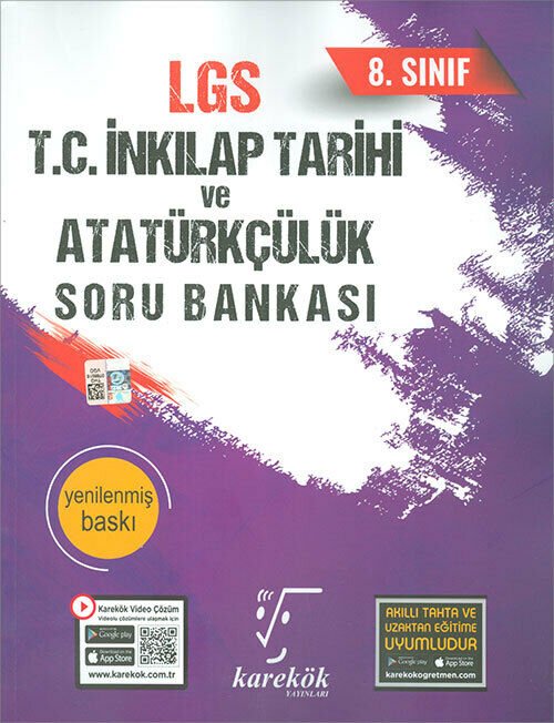 Karekök 8 Sınıf LGS TC.İnkilap Tarihi Soru Bankası
