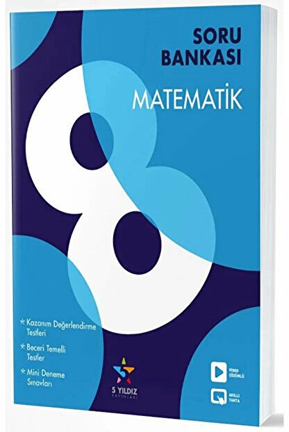 8. Sınıf Matematik Soru Bankası / Kolektif / 5 Yıldız Yayınları / 9786257839389
