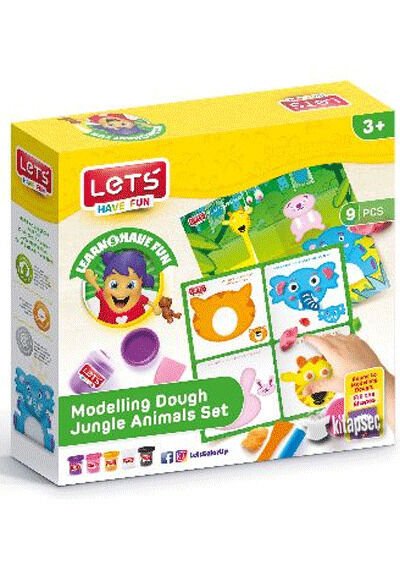 Lets Orman Hayvanları Matlı Oyun Hamuru (5x100 gr)