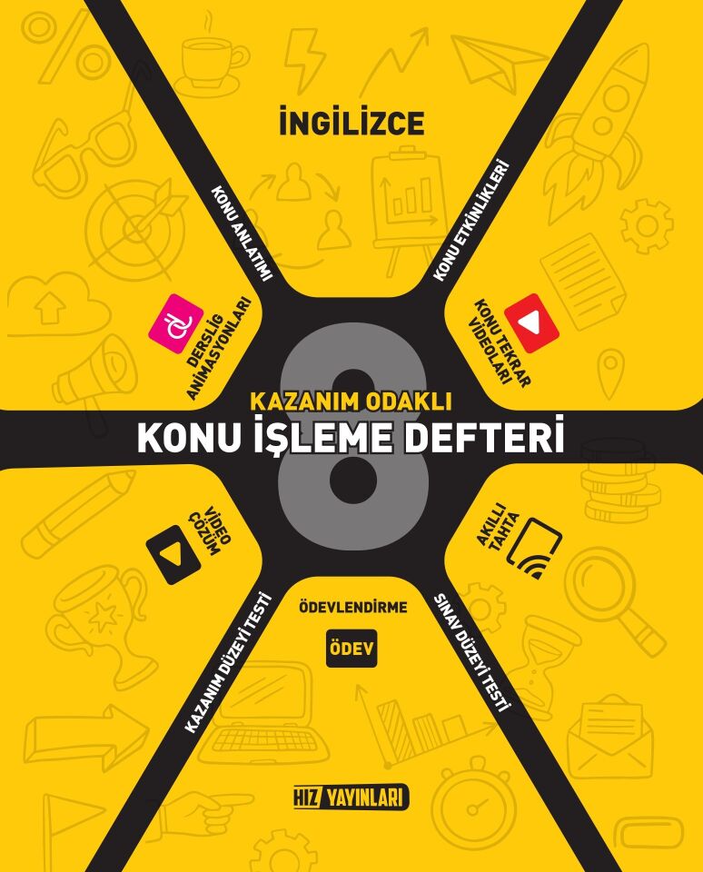 Hız 8. Sınıf İngilizce Etkinlik Defteri 2024