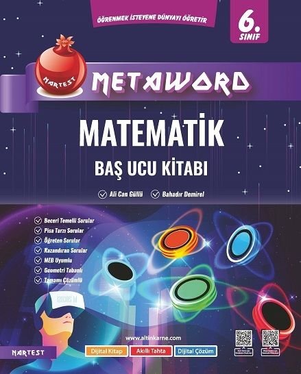 Nartest 6 Sınıf Metaword Matematik Soru Bankası