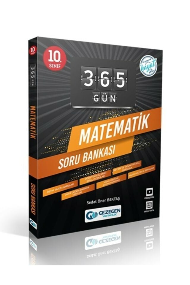 Gezegen Yayınları 10. Sınıf 365 Gün Matematik Soru Bankası