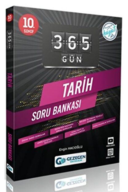10. Sınıf 365 Gün Tarih Soru Bankası / Engin Hacıoğlu / Gezegen Yayıncılık / 9786257466509