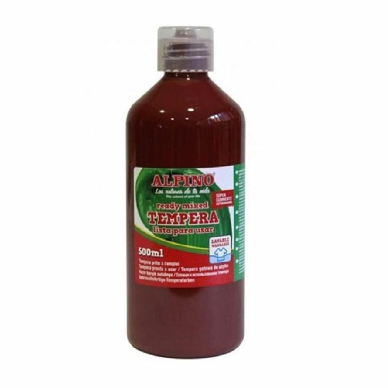 Alpıno Dm-000178 Tempera Parmak Suluboya 500ml Karışık Renkler
