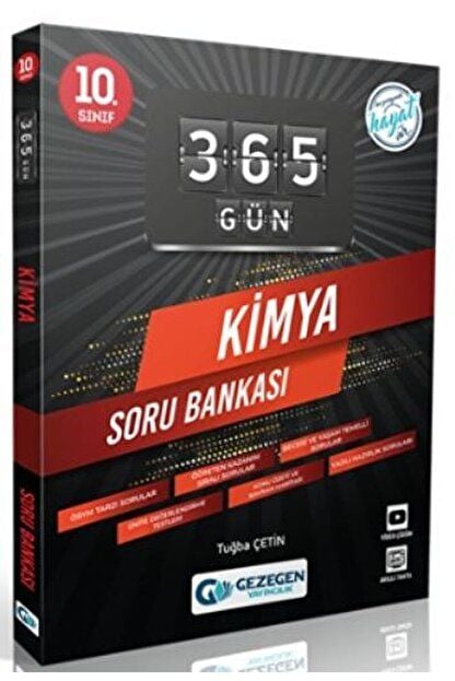 10. Sınıf 365 Gün Kimya Soru Bankası / Tuğba Çetin / Gezegen Yayıncılık / 9786257466516