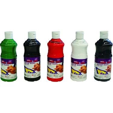 CRAFT AND ARTS PARMAK BOYA 500 ML KARIŞIK RENKLER