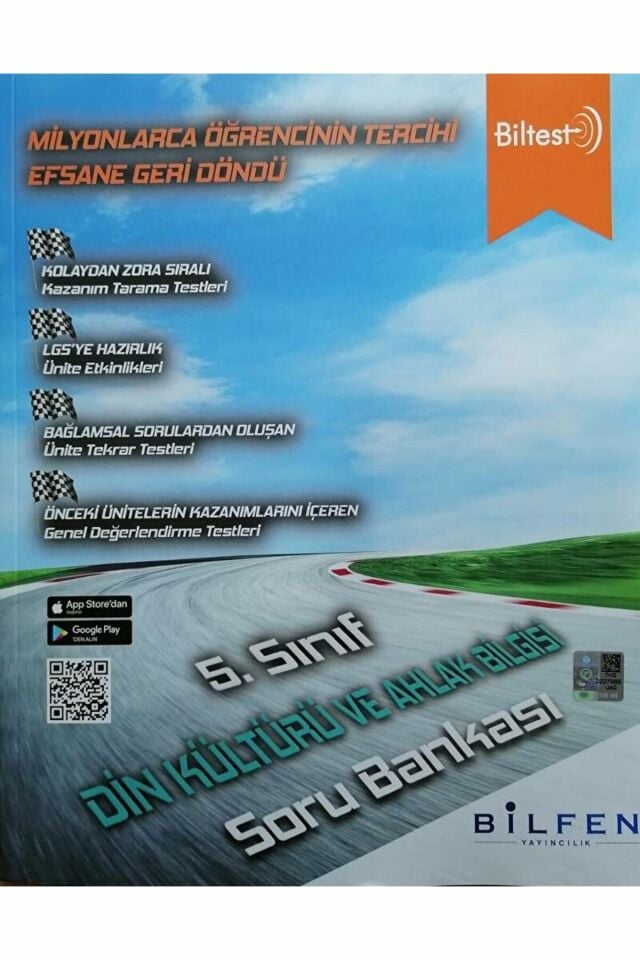 5. Sınıf Biltest Din Kültürü ve Ahlak Bilgisi Soru Bankası / Bilfen Yayıncılık / 9786258337792