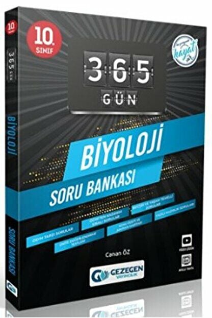 10. Sınıf 365 Gün Biyoloji Soru Bankası / Canan Öz / Gezegen Yayıncılık / 9786257466547