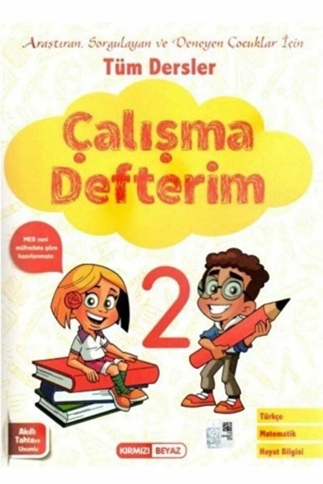 2022 2. Sınıf Çalışma Defteri / Kolektif / Kırmızı Beyaz Yayınları / 9786057793522