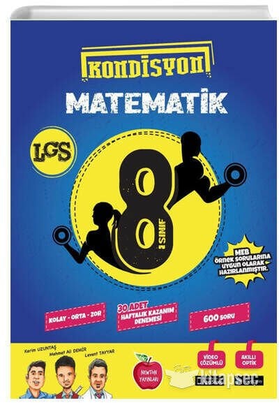 Newton 8 Sınıf Matematik Kondisyon 37 Hafta Deneme