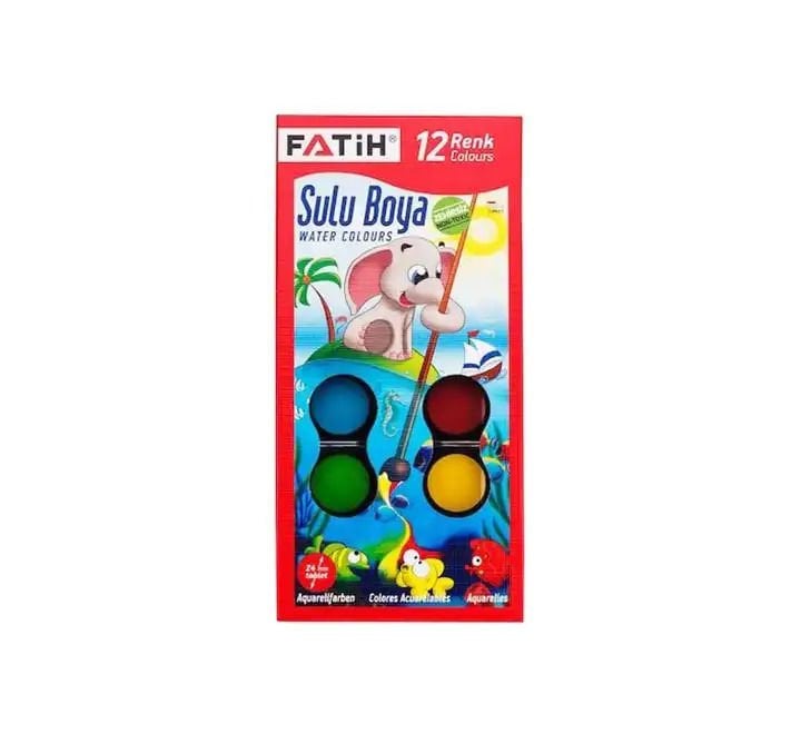 Fatih Sulu Boya 12 Renk S-12 Big Size