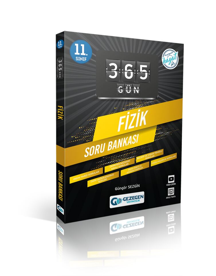 11. Sınıf 365 Gün Fizik Soru Bankası / Güngör Sezgin / Gezegen Yayıncılık / 9786257466592