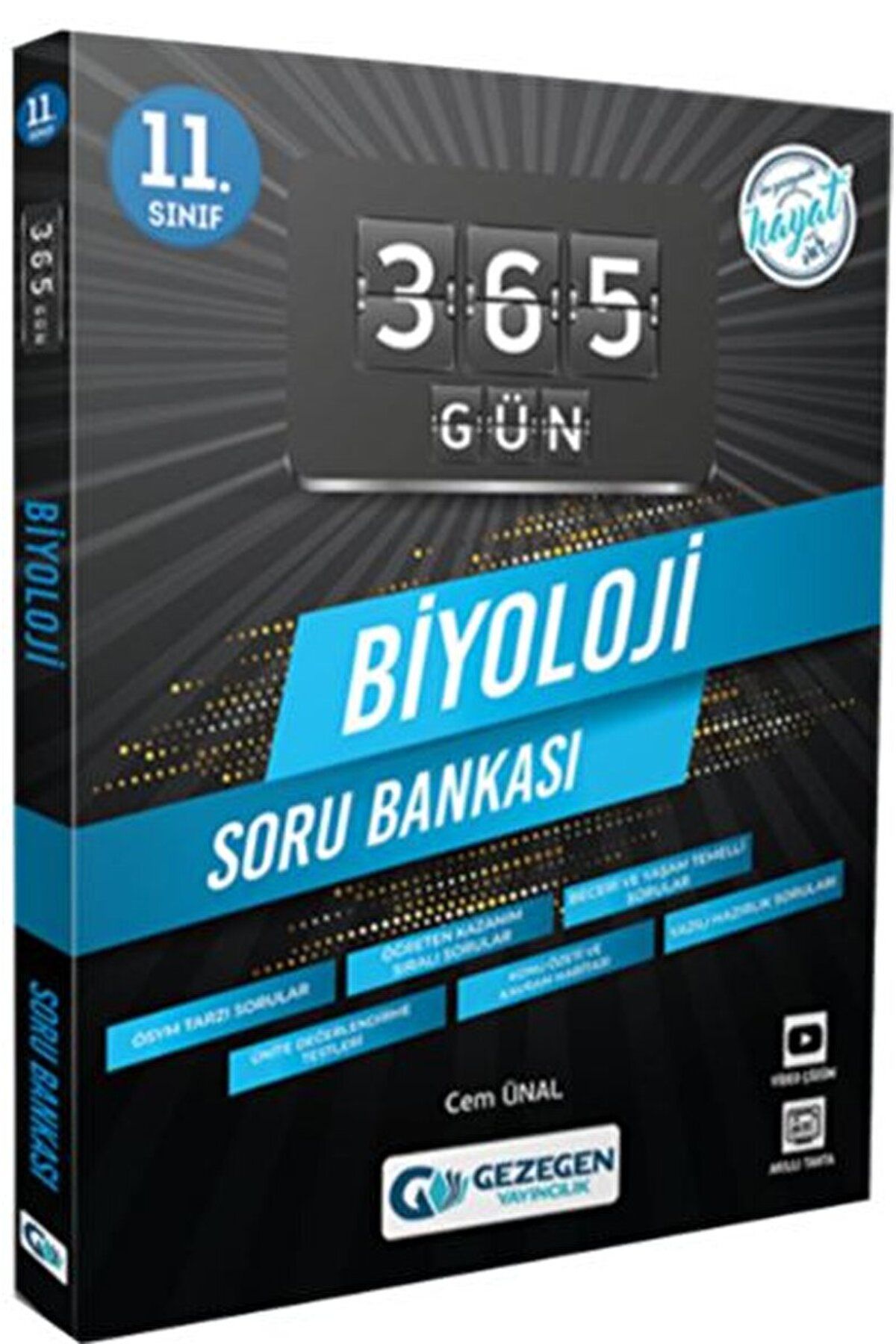 11. Sınıf 365 Gün Biyoloji Soru Bankası / Cem Ünal / Gezegen Yayıncılık / 9786257466608