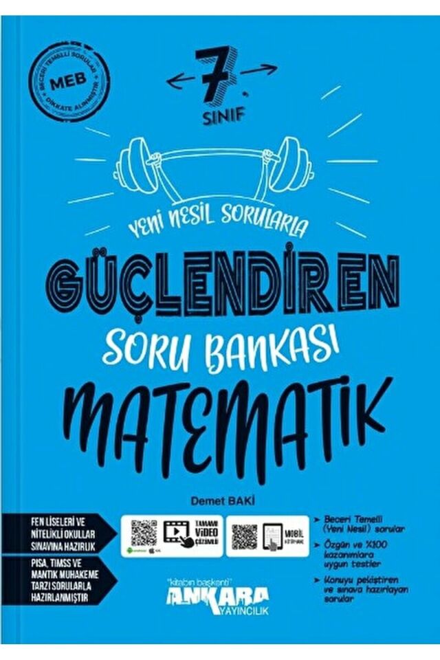 7. Sınıf Matematik Güçlendiren Soru Bankası / Kolektif / Ankara Yayıncılık / 9786256442597
