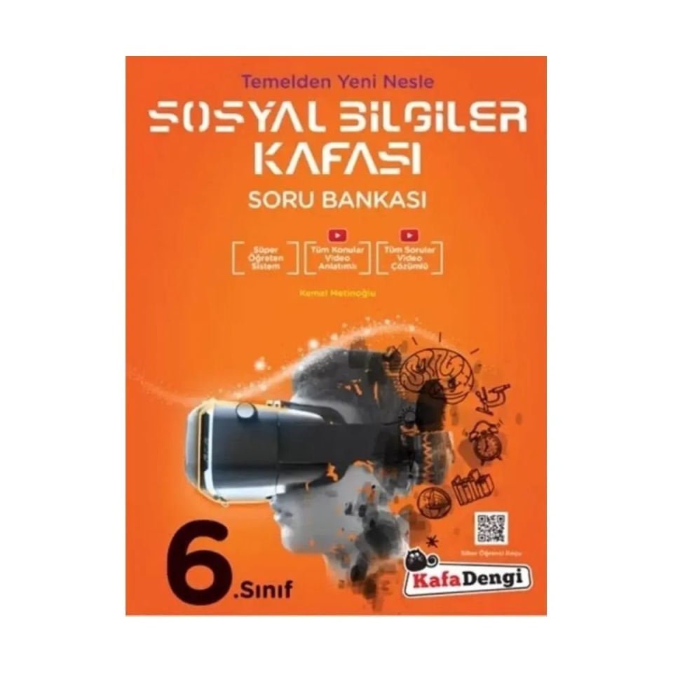 Kafa Dengi 6 Sınıf Sosyal Bilgiler Kafası Tümü Video Çözümlü Soru Bankası