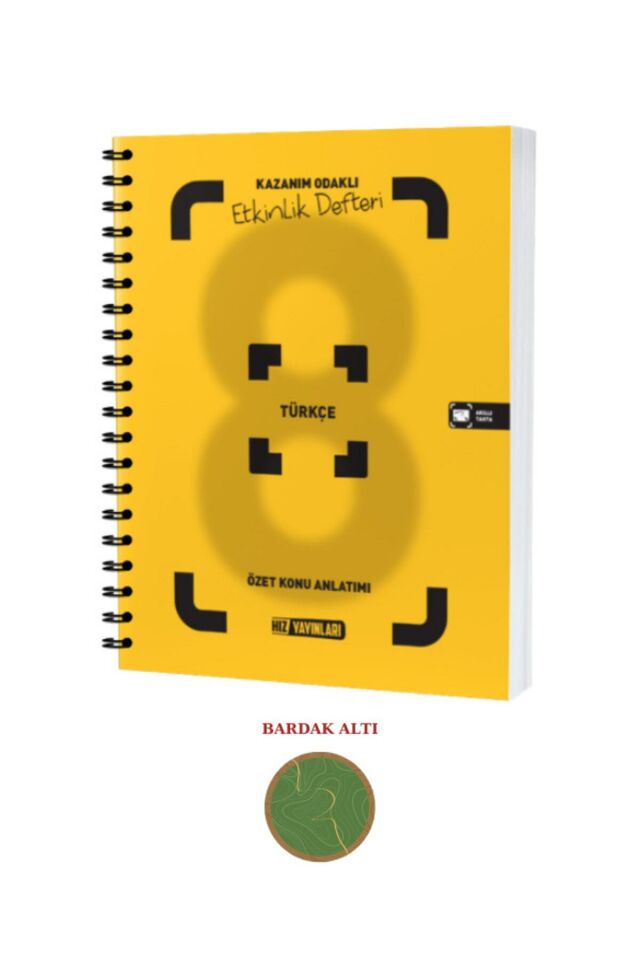 Yayınları 8. Sınıf Türkçe Etkinlik Defteri (9786057814340)