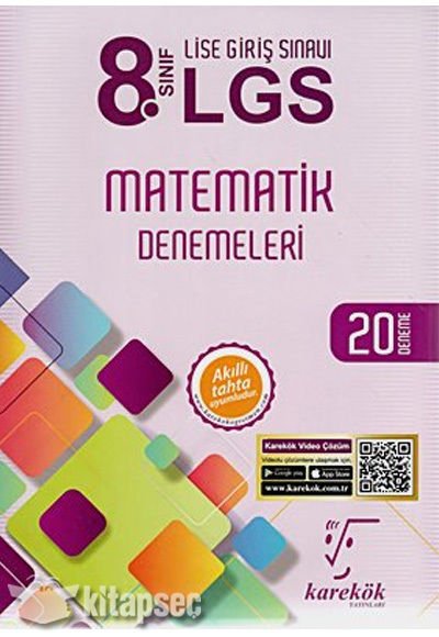 Karekök 8 Sınıf LGS Matematik Denemeleri