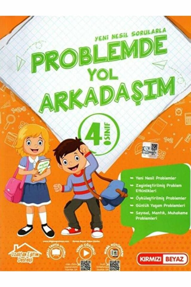 4. Sınıf Problemde Yol Arkadaşım / Kolektif / Kırmızı Beyaz Yayınları / 9786057793706