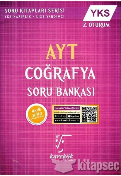 Karekök AYT Coğrafya Soru Bankası