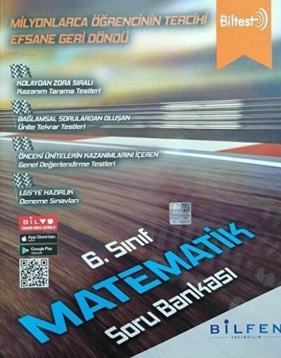 6. Sınıf Biltest Matematik Soru Bankası / Kolektif / Bilfen Yayıncılık / 9786258337662