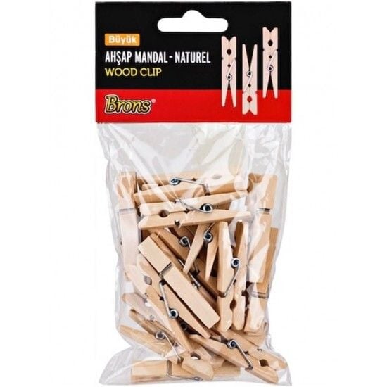 BRONS AHŞAP MANDAL NATUREL BÜYÜK