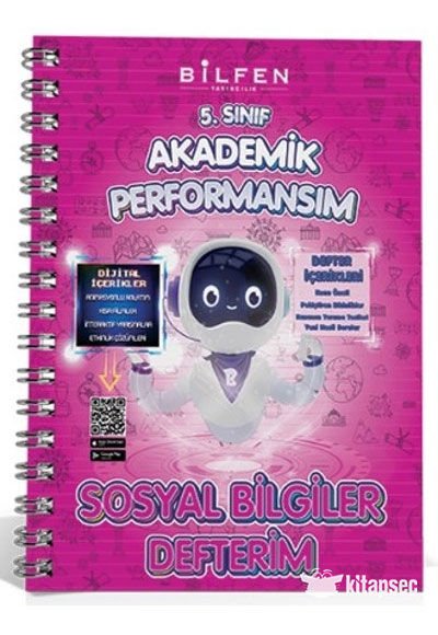 5. Sınıf Sosyal Bilgiler Akademik Performansım Defterim / Bilfen Yayıncılık / 9786258313178