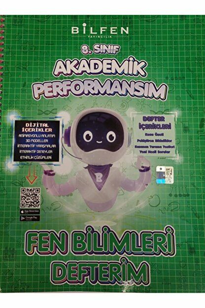 8. Sınıf Fen Bilimleri Akademik Performansım Defterim / Kolektif / Bilfen Yayıncılık / 9786258313161